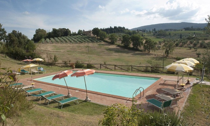 San Gimignano Apartment | Pet-Friendly Apartment with Pool & Panoramic Ocean Views