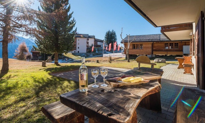 Riederalp Apartment | Inviting Apartment for 4 with WIFI, TV & Spa Amenities