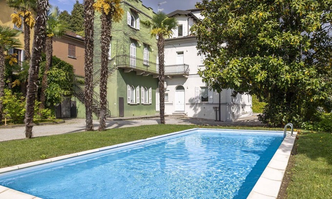 Meina Apartment | Nice apartment for 4 people with A/C, pool and TV