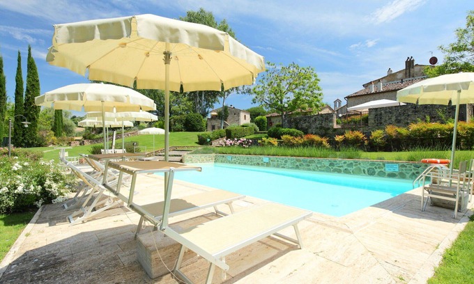 Rapolano Terme Villa | Inviting Villa Apartment for 6 with Pool & Modern Amenities