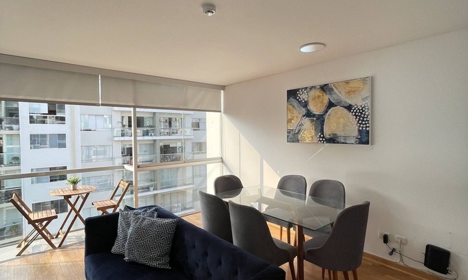 Chacarilla-Santa Cruz Apartment | Modern 3-Bedroom Apartment with Pool in Miraflores