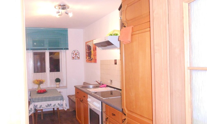 Goerlitz Apartment | Inviting City Apartment with Pool and Spa Amenities