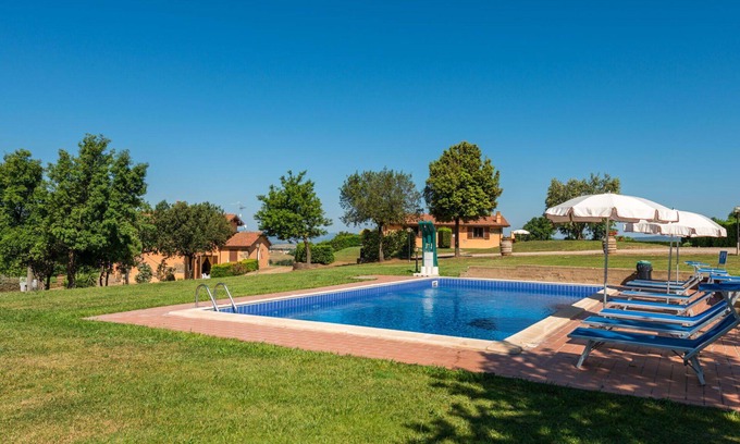 Scansano Villa | Inviting Villa Apartment with Pool, A/C, and Pet-Friendly Amenities