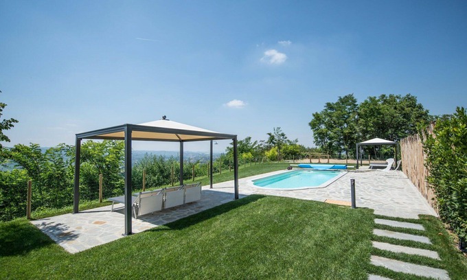 Costigliole d'Asti House | Cozy Villa Apartment with Pool, WiFi, and Pet-Friendly Perks