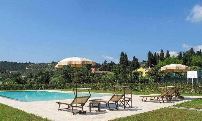 San Michele di Moriano Villa | Inviting Villa Apartment for 4 with Pool, A/C & Terrace