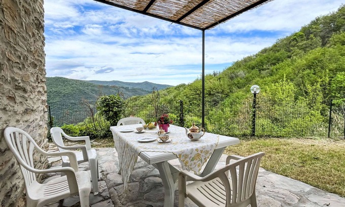 Valloria Apartment | Inviting Apartment for 4 with Pool, Ocean View & Terrace
