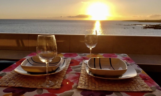 Arona Apartment | Seafront Apartment with Pool, Garden & Guest Rated 10/10