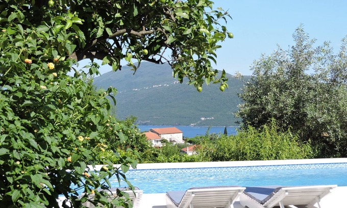 Herceg Novi Apartment | Peaceful Hilltop Apartment with Pool and Family Amenities