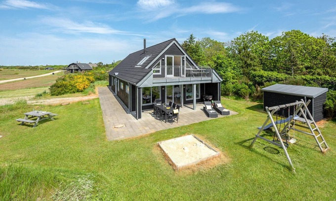 Ringkøbing-Skjern Municipality House | Spacious 3-Bedroom Retreat in Skjern with Pool & Spa