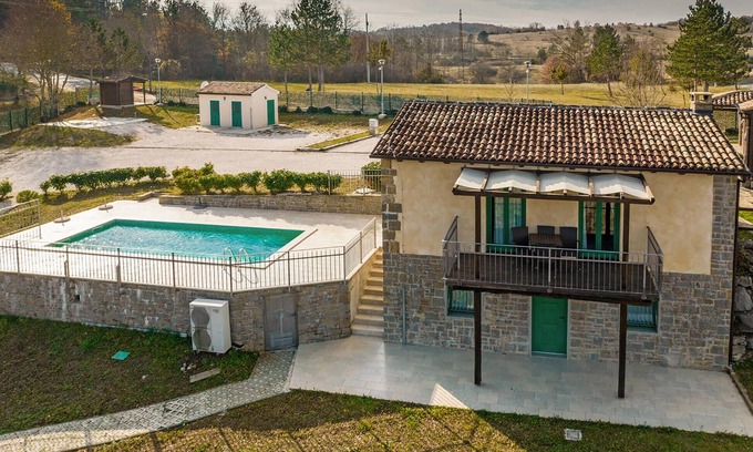 Trviz House | Relaxing Retreat with Pool Access and Scenic Countryside Views