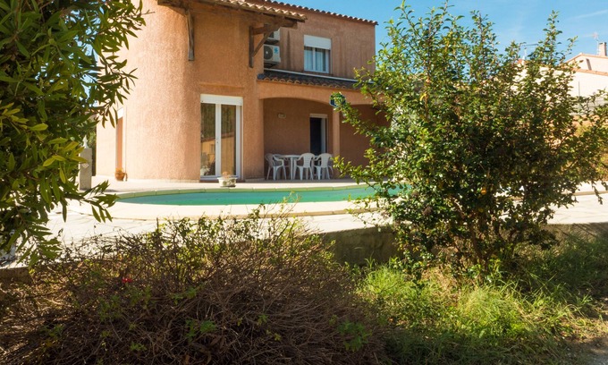 Perpignan Villa | Nice quiet villa with private swimming pool near Saint Cyprien