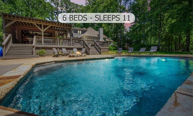 Mooresville House | Unforgettable Nights on Normandy: Pool, Game Room & More!