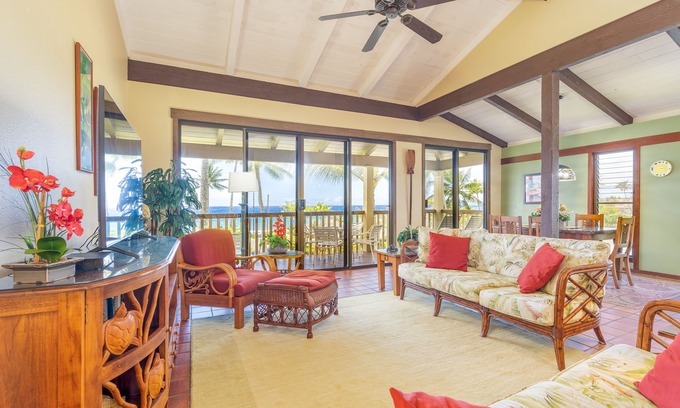 Poipu Condo | Stunning Nihi Kai 422: Oceanfront Bliss with Top Ratings