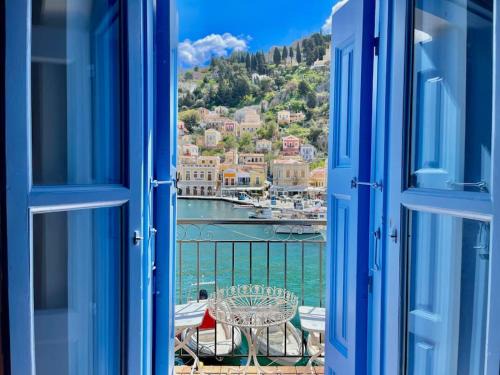 Symi Apartment | Seafront Retreat at Nikolakis with Ocean and Harbor Views