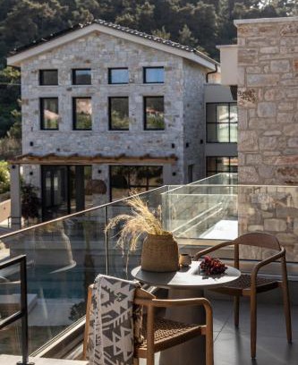 Thasos Town Hotel | Oceanfront Nikoleta Villa with Pool & Pet-Friendly Perks