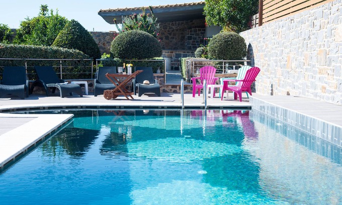 Vathianos Kampos Villa | Experience Nina Villa with Private Pool and Ocean Views