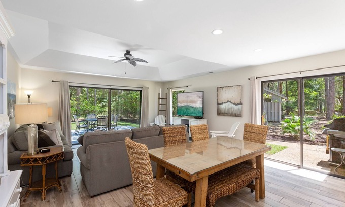 Sea Pines House | Relax at 9 Wisteria Lane: Oceanfront Pet-Friendly Retreat
