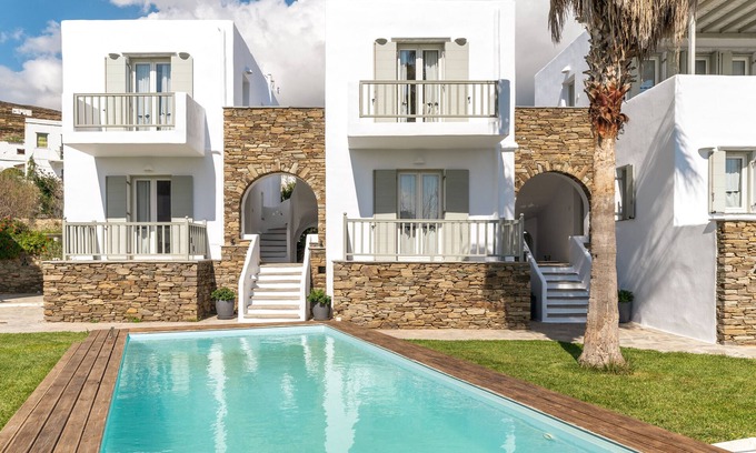 Kionia Apartment | Relaxing Ninemia Suites Tinos with Pool and Free Wi-Fi