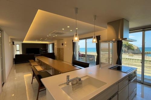Satsumasendai Villa | Unforgettable Nishikata Beach House - Oceanfront Getaway