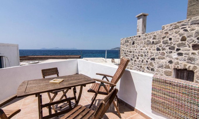 Mandraki House | Indulge in Nisyros Views with Oceanfront Relaxation