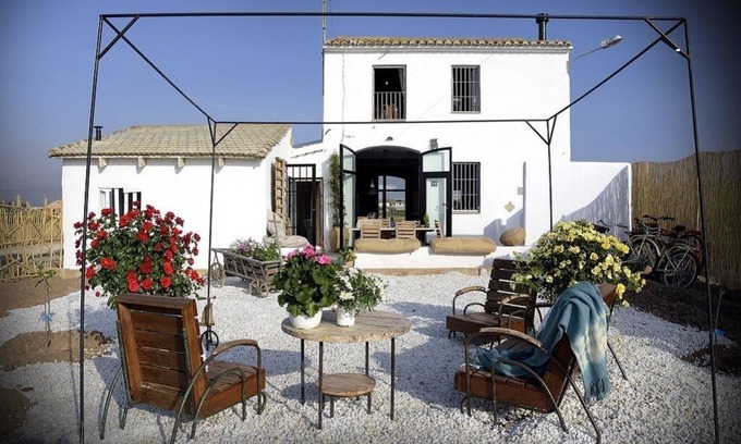 Almassera House | Stylish Rustic Escape with Ocean View & Spa Amenities
