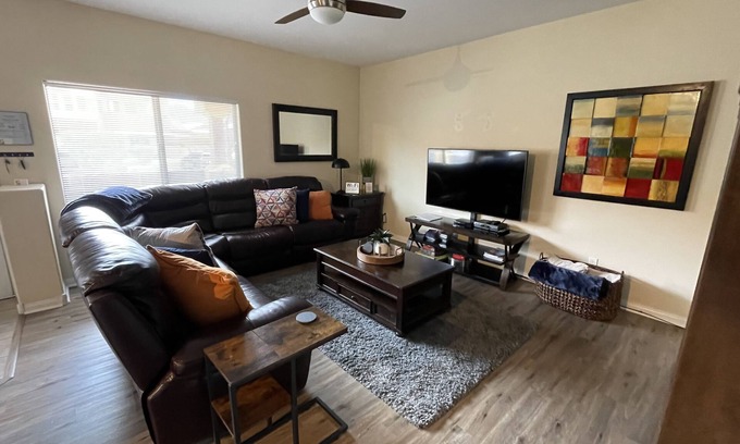 Mesquite Condo | Convenient First Floor 2BD/2BTH with Ocean View & Pool