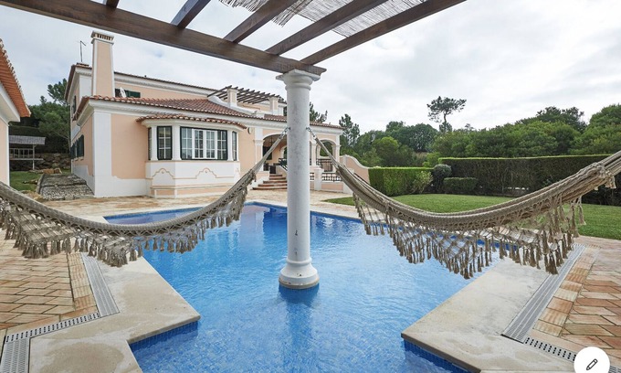 Estoril Villa | Elegant Beach Villa with Private Garden and Pool Access