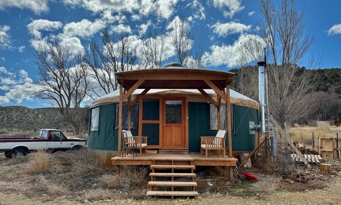 Lewis House | Nomadic Dreams in a Chic Yurt, McElmo Canyon