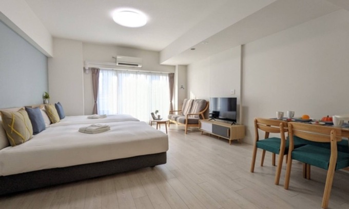 Tennoji Hotel | Modern Non-Smoking Double Bed Rooms on High Floor, Osaka