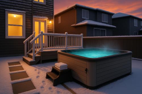 West Edmonton House | Nordic Oasis near West Edmonton Mall with Hot Tub & King Ensuite