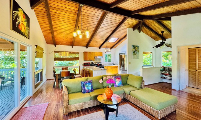 Wainiha House | Idyllic North Shore Retreat Near Kepuhi Beach - Pet Friendly