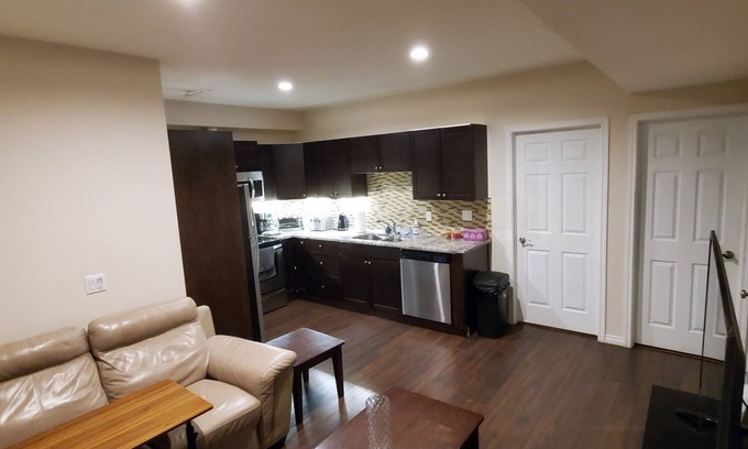 Timberlea Apartment | Cozy One Bedroom Basement with Spa and Hot Tub Amenities