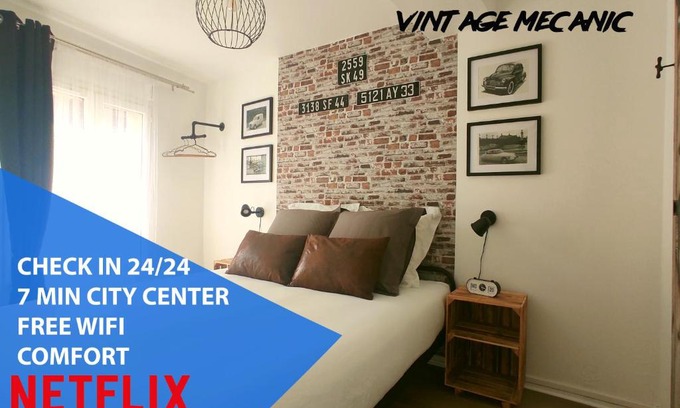 Venette Apartment | Vintage Mecanic Hotel: Pet-Friendly & Netflix Access