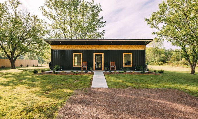 New Plymouth Cottage | Experience Nova Cottage: Tiny House with Hot Tub & Spa