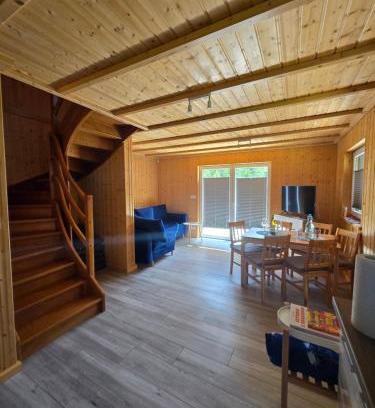 Lubkowo House | Inviting Wooden Cottage Tu Mi Dobrze with Beach Access