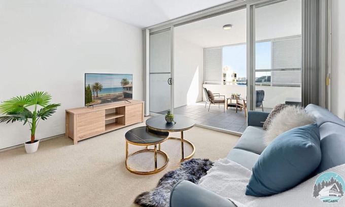 Rhodes Apartment | NRHO010-203B · Aircabin | Rhodes | Waterview & Modern | 2 Bed Apt