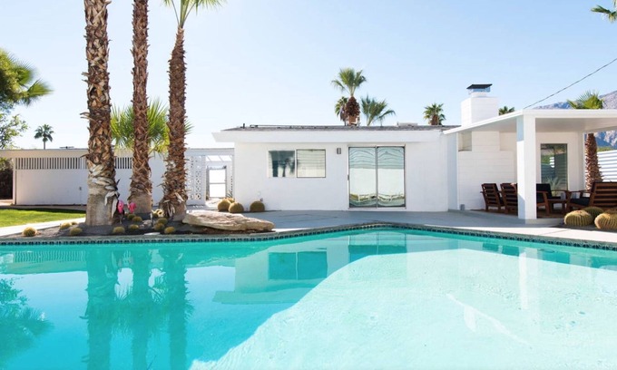 Racquet Club Estates House | Discover Number 444: Mid Century Retreat with Heated Pool