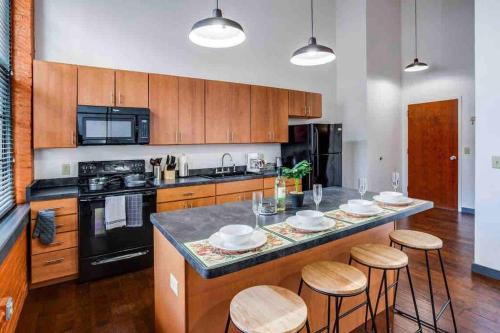 Rochester Apartment | Unique NY Style Loft with King Bed, Pet & Child Friendly