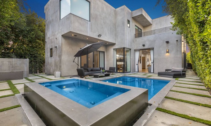 Beverly Grove Villa | Oak Villa: Modern Estate with Pool, Spa & Family-Friendly Perks