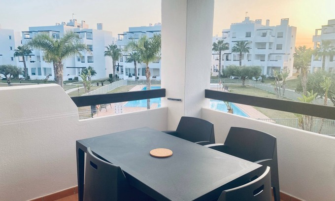 Torre-Pacheco Apartment | Relaxing Oasis in Terrazas with Pool and Breakfast