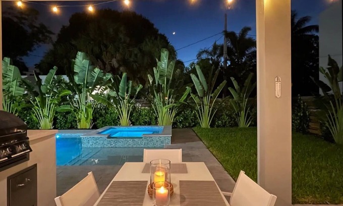 Tarpon River House | Exclusive Designer Retreat with Pool, Spa & Ocean Views