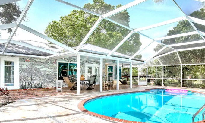 Sebastian Highlands House | Tranquil Oasis: Heated Saltwater Pool & King Suite Retreat
