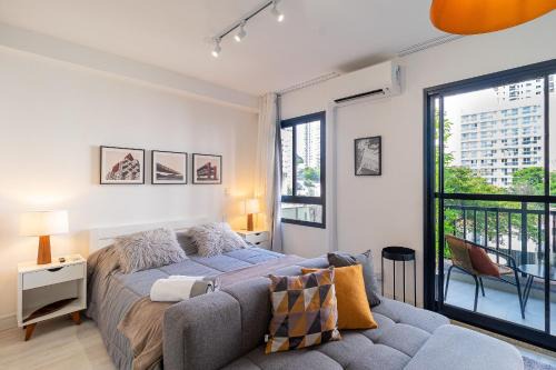 Pinheiros Apartment | Relax at Loft 412 Calixt Pinheiros with Pool & Family Fun