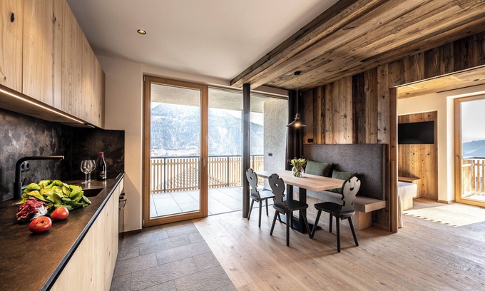 Barbiano Apartment | Oberfallerhof Apartment Aui: Mountain Views & Garden Retreat