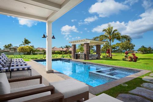 Poipu House | Panoramic Views of Ocean and Golf Course Await You