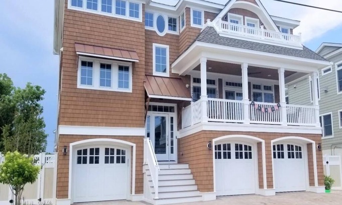 North Beach Haven House | Beautiful Ocean Block Retreat with Pool in Brant Beach!