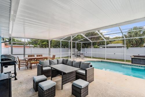 Largo House | Relaxing Ocean Blue Home with Heated Pool & Family Amenities