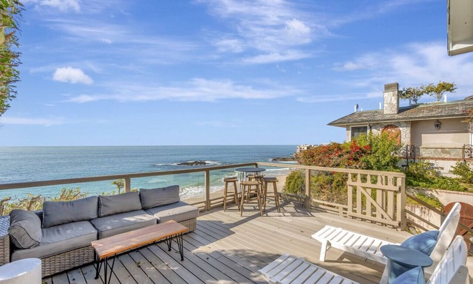 South Laguna House | Ocean Front Beach House with Private Access to the Sands