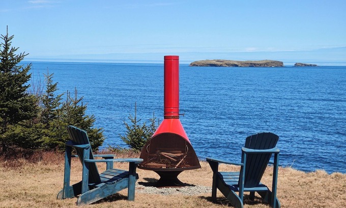 Cape Dauphin Cabin | Oceanfront Bunkie: Guest Rated 10/10 with Pool & Views