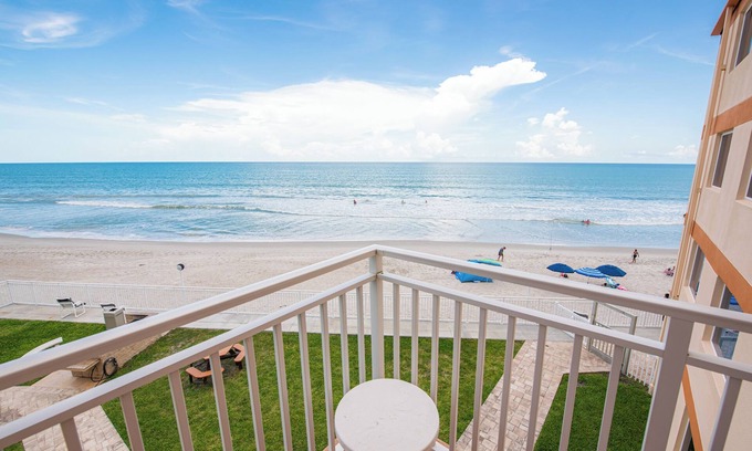 Satellite Beach Condo | Ocean Front Complex with Breathtaking Ocean Views & Pool
